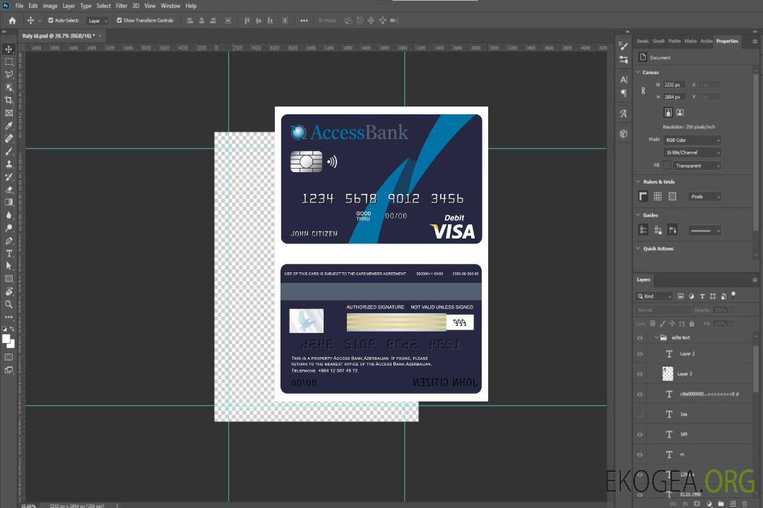 Carte visa bancaire Azerbaïdjan Access template Carte visa bancaire Azerbaïdjan Access template